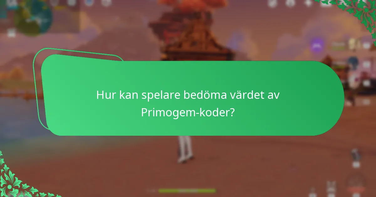 Hur jämförs vanliga och sällsynta Primogem-koder?