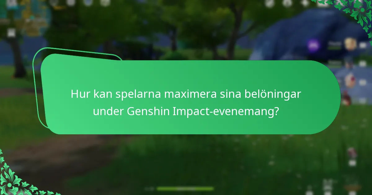 Vilka belöningar kan spelarna förvänta sig från framtida Genshin Impact-evenemang?
