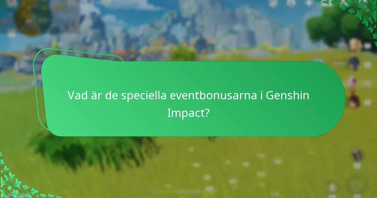 Vilka resursbelöningar finns tillgängliga i Genshin Impact-evenemang?