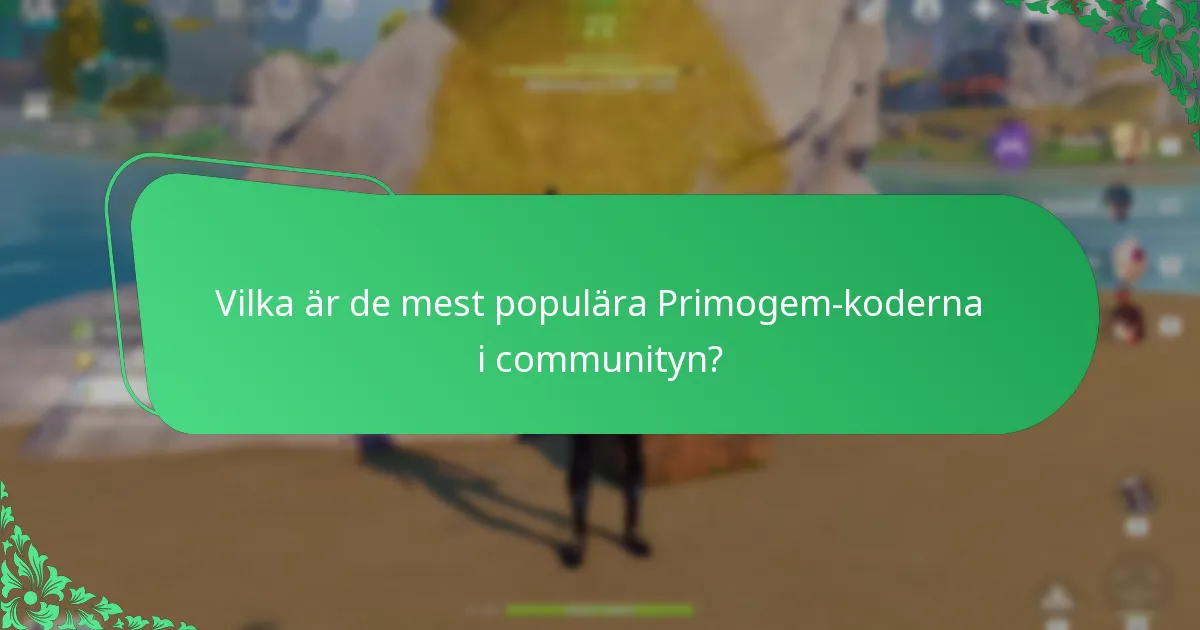 Hur bidrar användarsubmissioner till delning av Primogem-koder?
