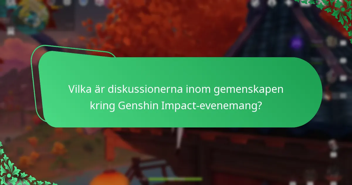 Vilka förbättringsförslag har spelare för framtida evenemang?