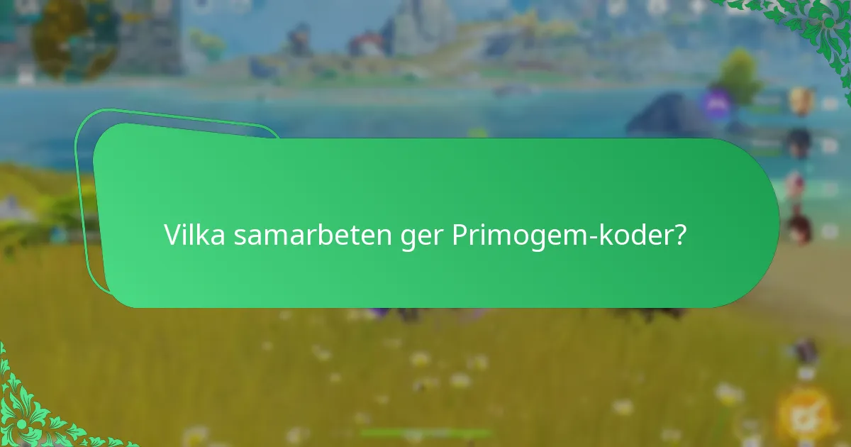 Hur löser jag in Primogem-koder i Genshin Impact?